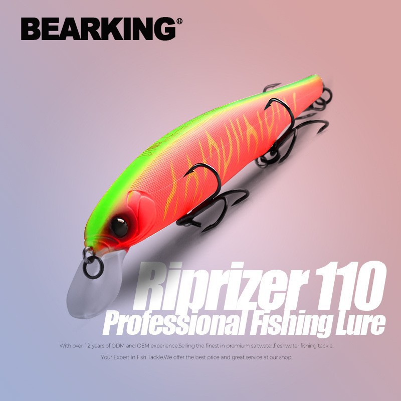 Fishing Lure Spinner - BEARKING Bester Preis Riprizer 110 Ruckköder
