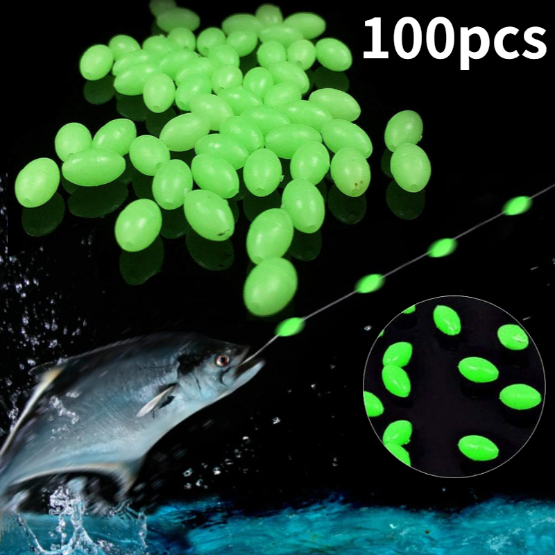 Fishing Lure Making Kit - 100 teile/los Oval Nacht Leuchtende Angeln