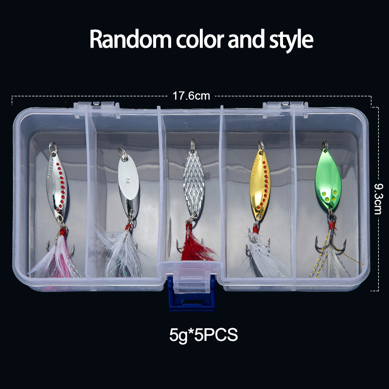 Fishing Lure Spoon - Metalllöffel Spinner Angelköder 5g 7g 10g