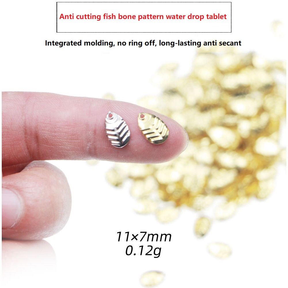 Fishing Lure Spoon - 50 Teile/los DIY Angeln Spinner Pailletten