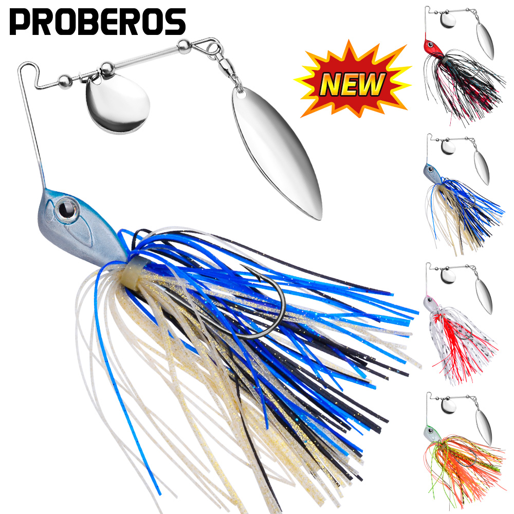 Fishing Lure Blade Bait - Proberos 10/14g Spinnerbait Angelköder Chatterbait Blade