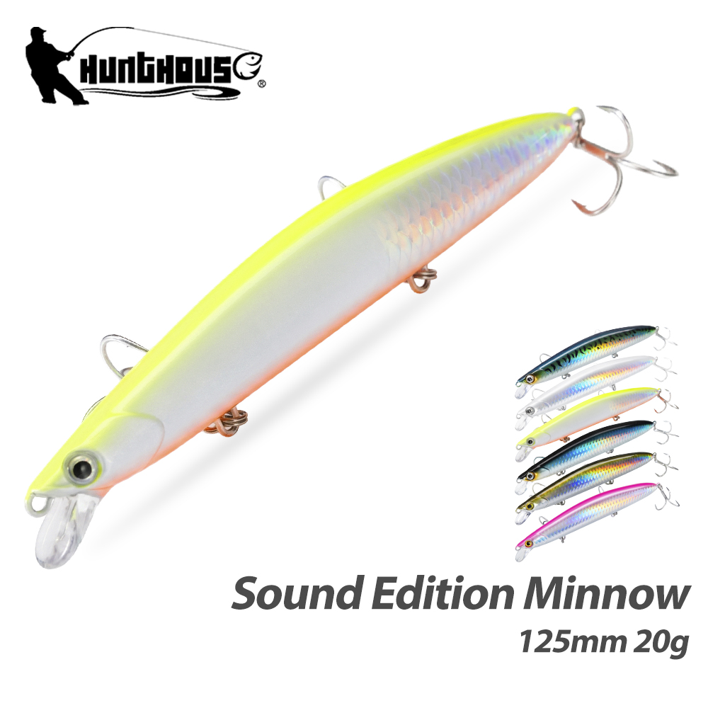 Fishing Lure Topwater - Hunthouse Sound Edition Minnow Angelköder 125