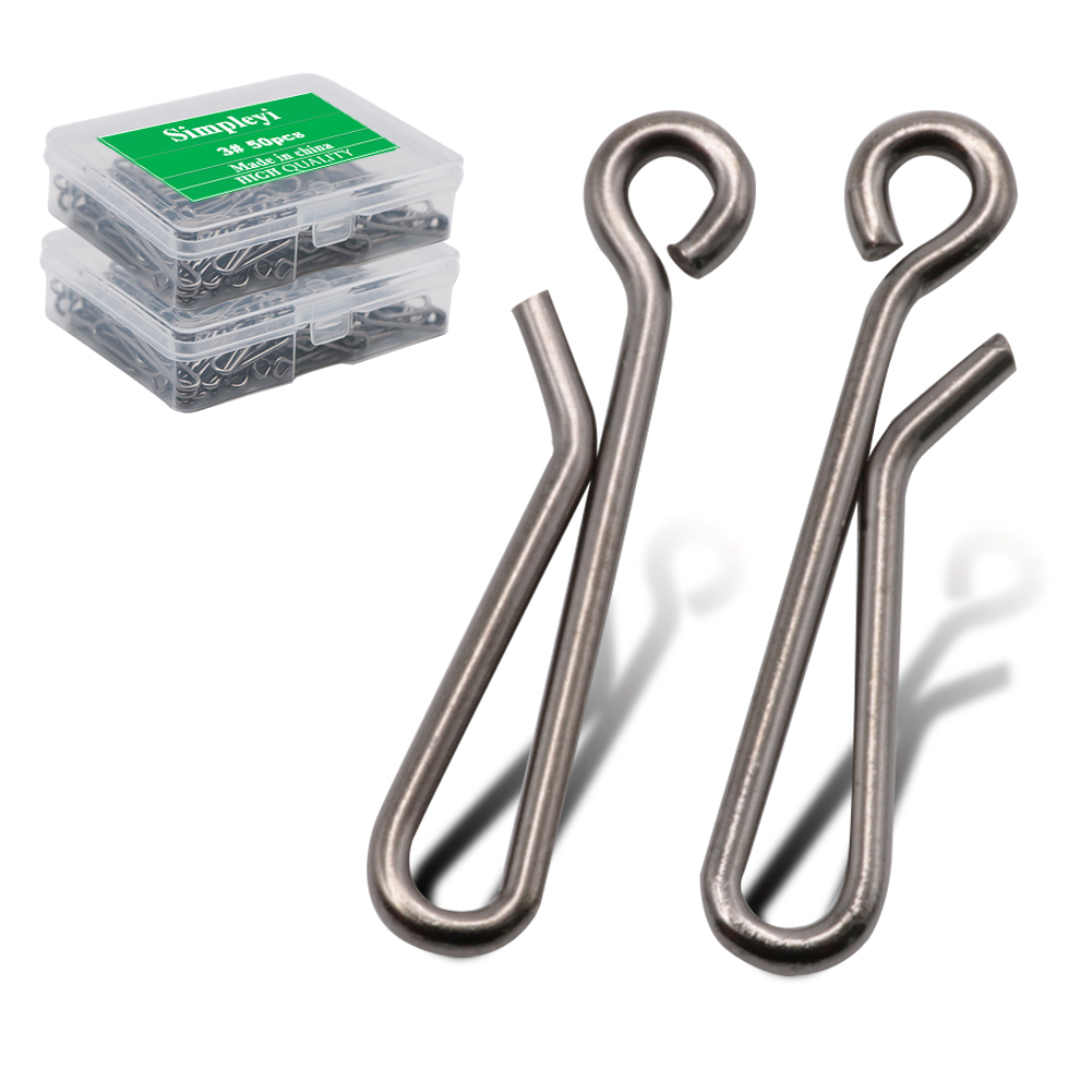 Fishing Lure Accessories - 50 teile/schachtel Lager Schloss Rolling Swivel