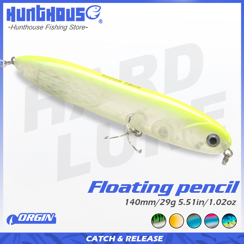 Fishing Lure Topwater - Hunthouse Pencil Surface Fishing Lure 140mm