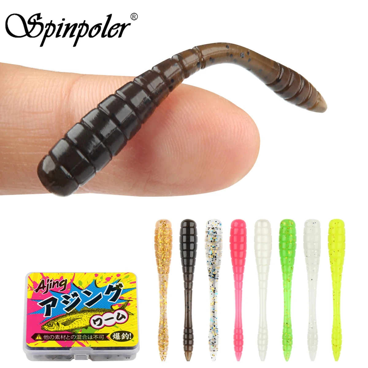 Fishing Lure Swimbait - Spinpoler TPR Ajing Weiche Köder Künstliche