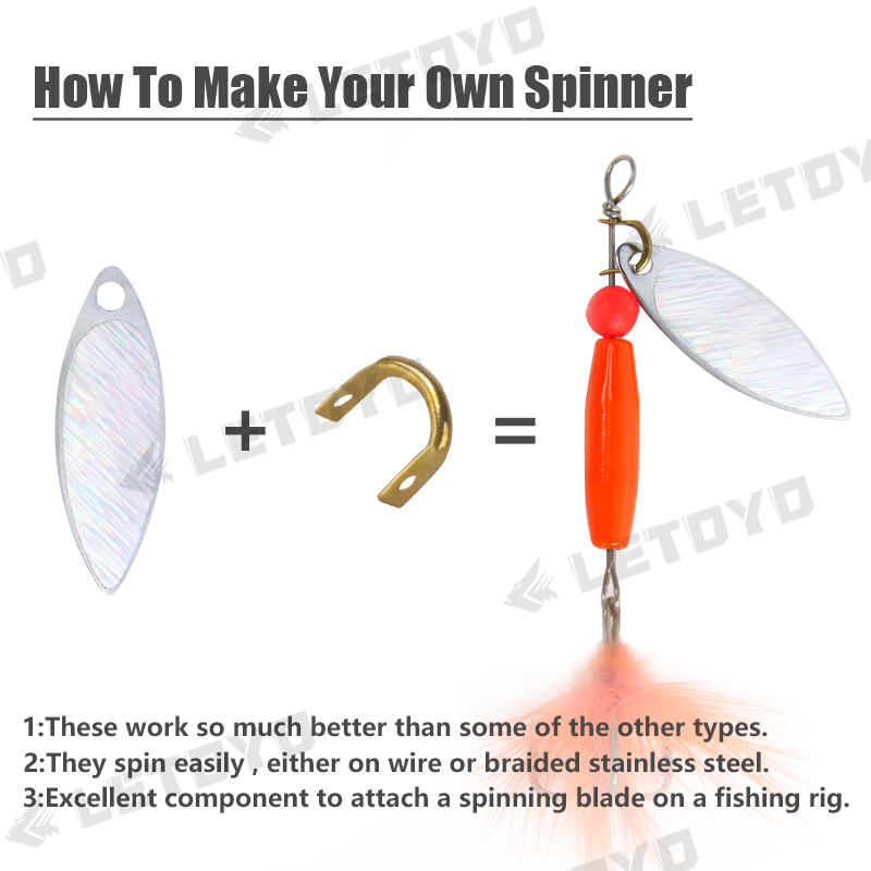 LETOYO 100 Stück gefaltete Gab – Fishing Lure Spoon Bewertung und Preis