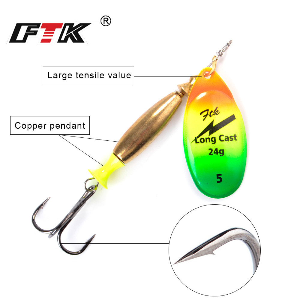 FTK 18g 24g Spinner Köder Hart – Fishing Lure Spinnerbait Bewertung und Preis