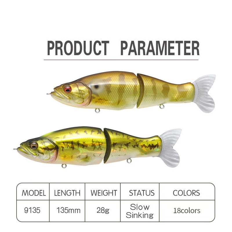 Swimbait-Angelköder 135mm 31g  – Fishing Lure Popper Bewertung und Preis