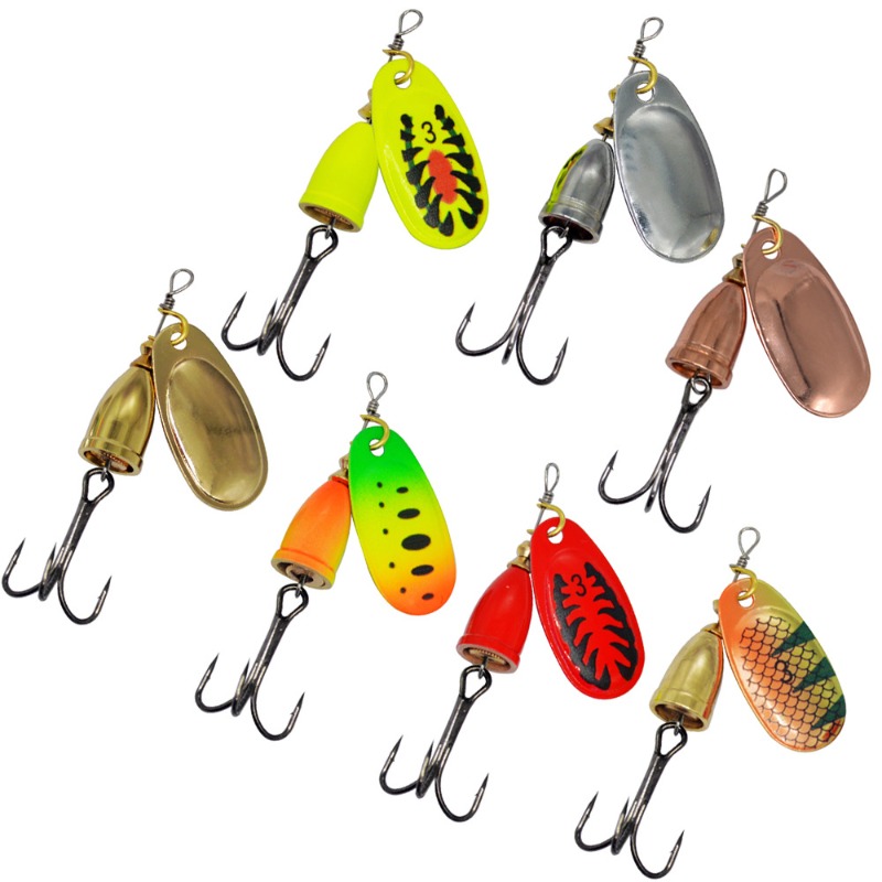 Metall-Spinner-Köder 8g mit ro – Fishing Lure Blade Bait Bewertung und Preis