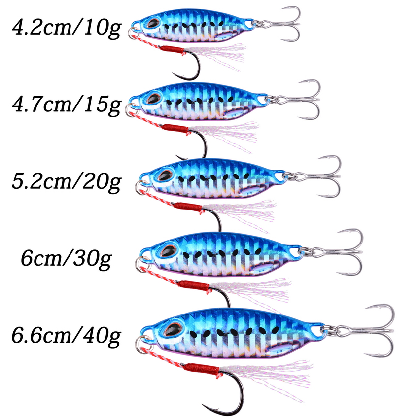 Jigs 10g 15g 20g 30g 40g Angel – Fishing Lure Spoon Bewertung und Preis