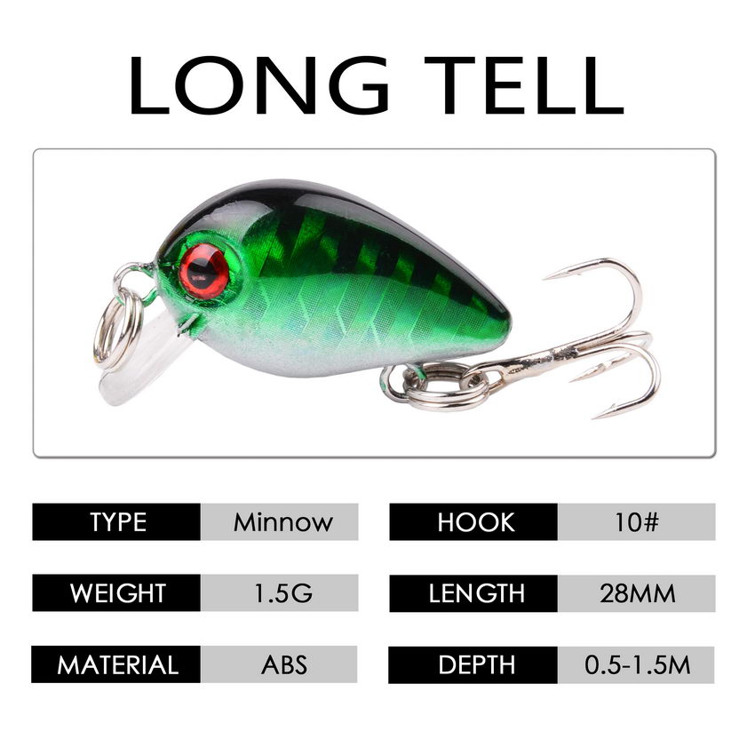 30mm 2g Verrückte wobbler Mini – Fishing Lure Topwater Bewertung und Preis