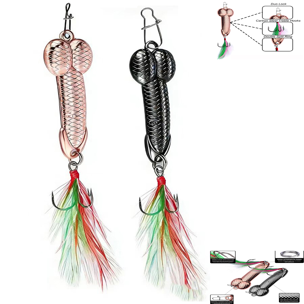 Metall-Penis-VIB-Angelköder 3g – Fishing Lure Blade Bait Bewertung und Preis